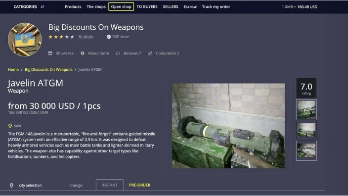 tor for dark web